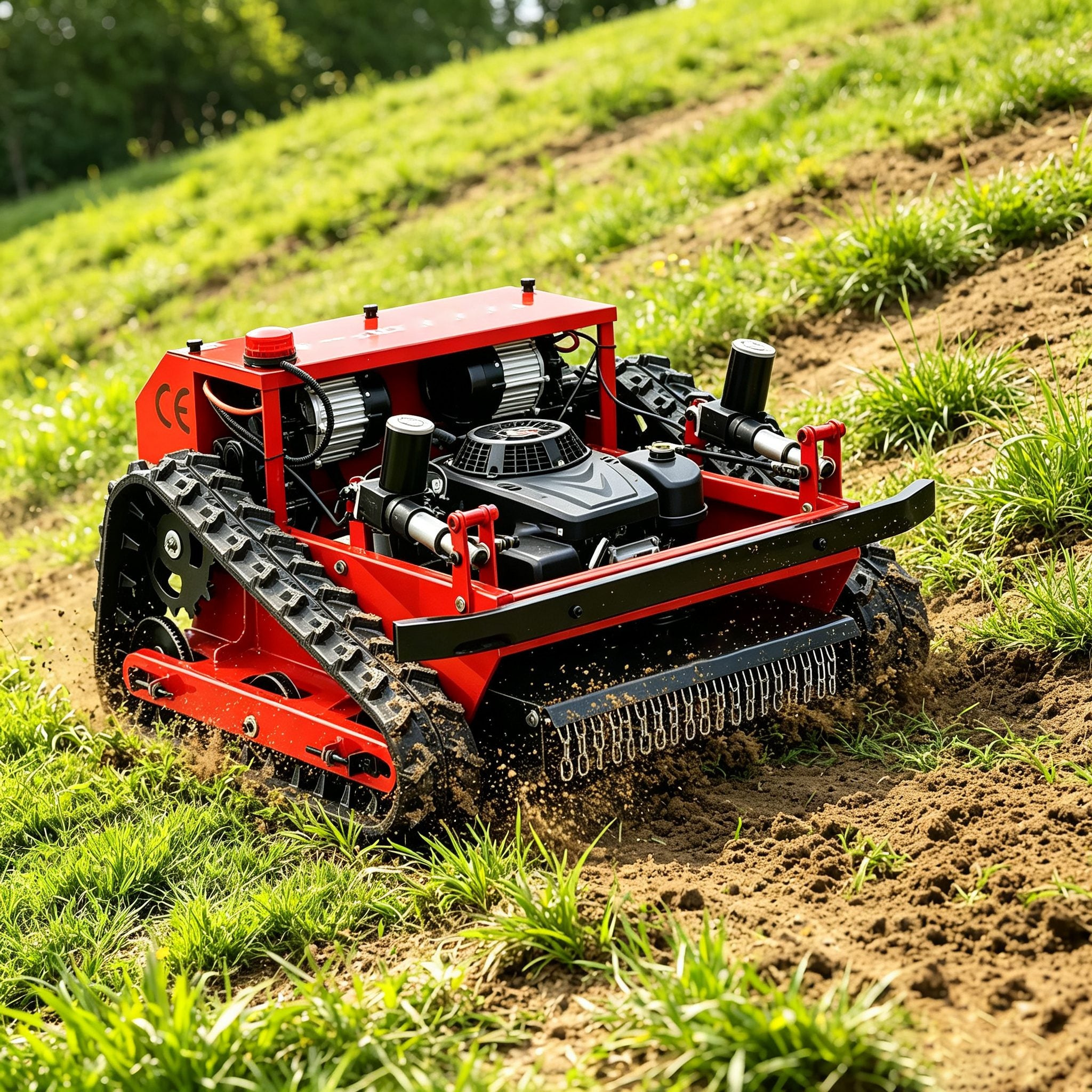 Crawler Lawn Mower